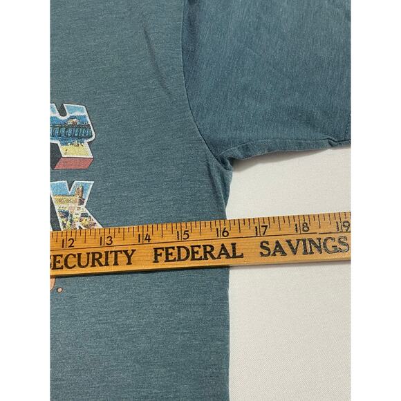 Bruce Springsteen “Greetings From Asbury Park, N.J” T-Shirt Size Small Blue - Picture 4 of 9